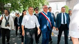 Miniature : Le ministre de la Justice Gérald Darmanin en visite à Alès