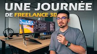 Miniature : 24h dans ma vie de freelance 3D : ma journée
