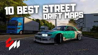 Miniature : 10 Best Street Drift Maps For Assetto Corsa | 2026