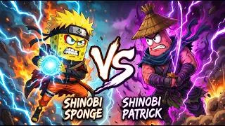 Miniature : 🎬 I RECREATED SPONGEBOB VS PATRICK IN A NARUTO VERSION USING AI… ⚡🔥