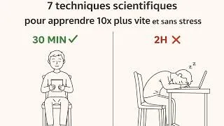 Miniature : 7 techniques scientifiques pour apprendre 10x plus vite et sans stress