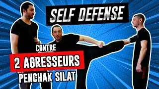 Miniature : Comment se défendre contre 2 agresseurs (Penchak Silat - Self défense - Combat de rue)