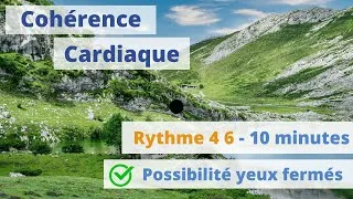 Miniature : Cohérence cardiaque de 10 minutes. Possibilité yeux fermés Rythme 4-6 pour plus d'efficacité
