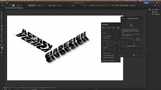 Miniature : Texte Isometrique 3D avec illustrator