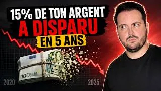 Miniature : 15 % de ton argent a DISPARU en 5 ans (et tu ne l'as pas vu)