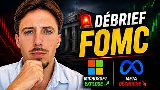 Miniature : 🚨 Débrief FOMC, Microsoft explose, Meta décroche.
