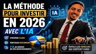 Miniature : La méthode pour investir en 2026 avec l'IA (Guide complet)