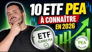 Miniature : 10 ETF éligibles PEA à connaître absolument en 2026