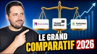 Miniature : BoursoBank, Trade Republic, Fortuneo : le grand comparatif 2026