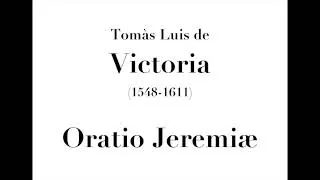 Miniature : Tomàs Luis de Victoria: Oratio Jeremiae (Office des Ténèbres)