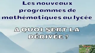 Miniature : Spécialité maths: Utilité de la dérivée ( tangente, sens de variations, convexité etc..)