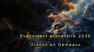 Miniature : Evénement planétaire 2026 : Uranus en Gémeaux