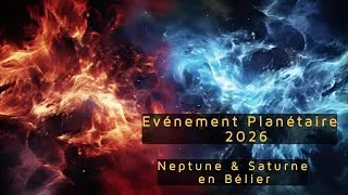 Miniature : Evénement planétaire 2026 : Neptune & Saturne en Bélier