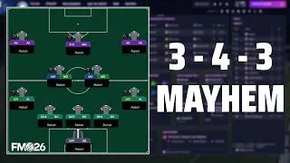 Miniature : FM 26 Tactics | 343 Mayhem - La tactique la plus META de l'histoire de FM.