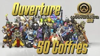 Miniature : Ouverture 50 COFFRES Overwatch Anniversaire 2018