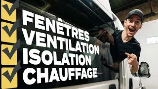Miniature : ISOLATION et installation des FENÊTRES (nos choix) | Conversion d'un van aménagé