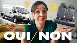 Miniature : INSTALLATION d'un BANC pour passager dans une VAN : a-t-on pris la bonne décision ?!
