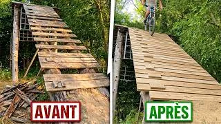 Miniature : J'ai rénover ma rampe de lancement ( elle devenait dangereuse ! )