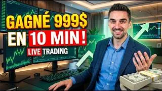 Miniature : Comment j'ai gagné 999$ en 10 minutes de trading (live replay)