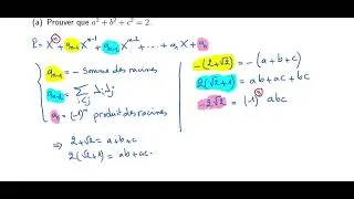Miniature : Exercice sur les relations entre les coefficients et les racines d'un polynôme ( Partie 1 )
