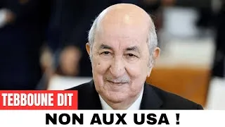 Miniature : CHOC : Tebboune dit NON aux USA - Washington sous le choc ! 