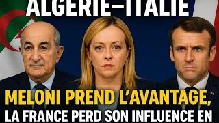 Miniature : L’Italie Remplace la France en Algérie : Le Tournant Géopolitique que Paris Redoutait