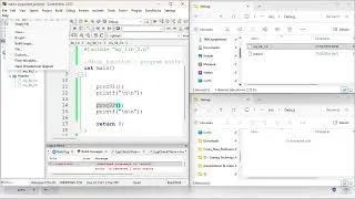 Miniature : Code Refactoring - 05 - creating  a second module my_lib_2.o