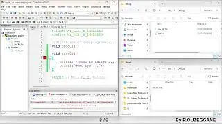 Miniature : Code Refactoring - 04 - creating  .h + .c  files - Multiple .o files