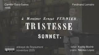 Miniature : Tristesse – Camille Saint-Saëns (1877)