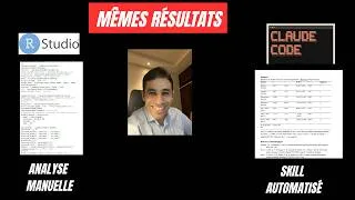Miniature : Ce skill Claude Code fait en quelques minutes ce qui m'a pris des jours sur RStudio