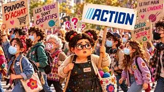 Miniature : 🤣 ALLEZ LA JEUNESSE, TOUS CHEZ ACTION POUR DES PANCARTES MOINS CHÈRES 😉🤣