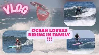 Miniature : VLOG de RIDE en famille , WINDSURF / SURF / FOIL !!!!!!!