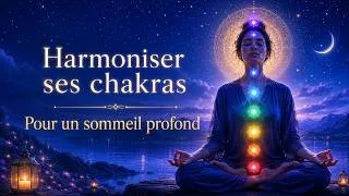 Miniature : Harmoniser ses chakras pour dormir 🎧 | Méditation guidée sommeil profond