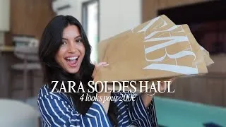 Miniature : J’AI DÉPENSÉ 200€ EN SOLDES CHEZ ZARA (4 looks complets) | Zara Haul 2026