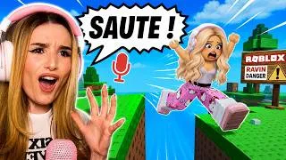 Miniature : ROBLOX MAIS pour SAUTER je dois CRIER...(j'ai PLEURÉ de RIRE) 😂❤️
