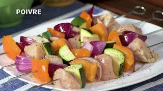 Miniature : KEBABS DE POULET SUR LE BBQ