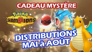 Miniature : Cadeaux et événements de Mai à Août - Pokémon Champions