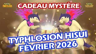 Miniature : Cadeau mystère Typhlosion de Hisui stratégique - Pokémon Écarlate Violet