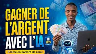 Miniature : Comment gagner de l’argent avec l’IA en 2026 (Même en partant de zéro)