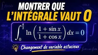 Miniature : Calcul d’intégrale : Par changement de variable