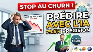 Miniature : IA & Marketing : Comment j'ai créé un modèle pour prédire le Churn (79.5% Précision)