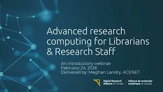 Miniature : ARC for Librarians & Research Staff / CIP pour bibliothécaires et personnel de recherche