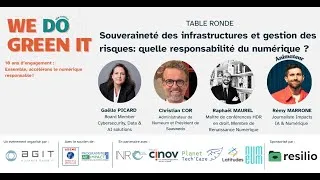 Miniature : Table ronde: Souveraineté des infrastructures, gestion des risques et responsabilité numérique