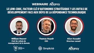 Miniature : Webinaire : Le low-code, facteur clé d’autonomie stratégique ?