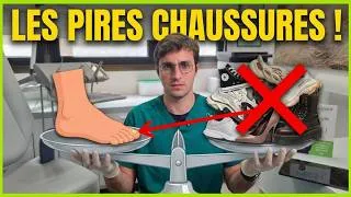 Miniature : Classement des PIRES chaussures pour vos pieds (vu par un Podologue)