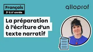 Miniature : La préparation à l'écriture d'un texte narratif | Français | Primaire