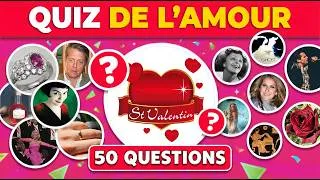 Miniature : QUIZ SPÉCIAL AMOUR ❤️ QUIZ 50 Questions | Es-tu romantique ?