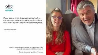Miniature : David Douillet rencontre Emma et interpelle sur les risques au volant !