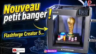 Miniature : Flashforge Creator 5 / review, tests et comparaisons !