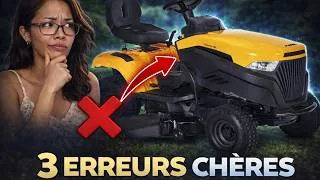 Miniature : STIGA Tornado 398 - AVANT d'acheter un tracteur tondeuse → les 3 erreurs qui coûtent cher ?!